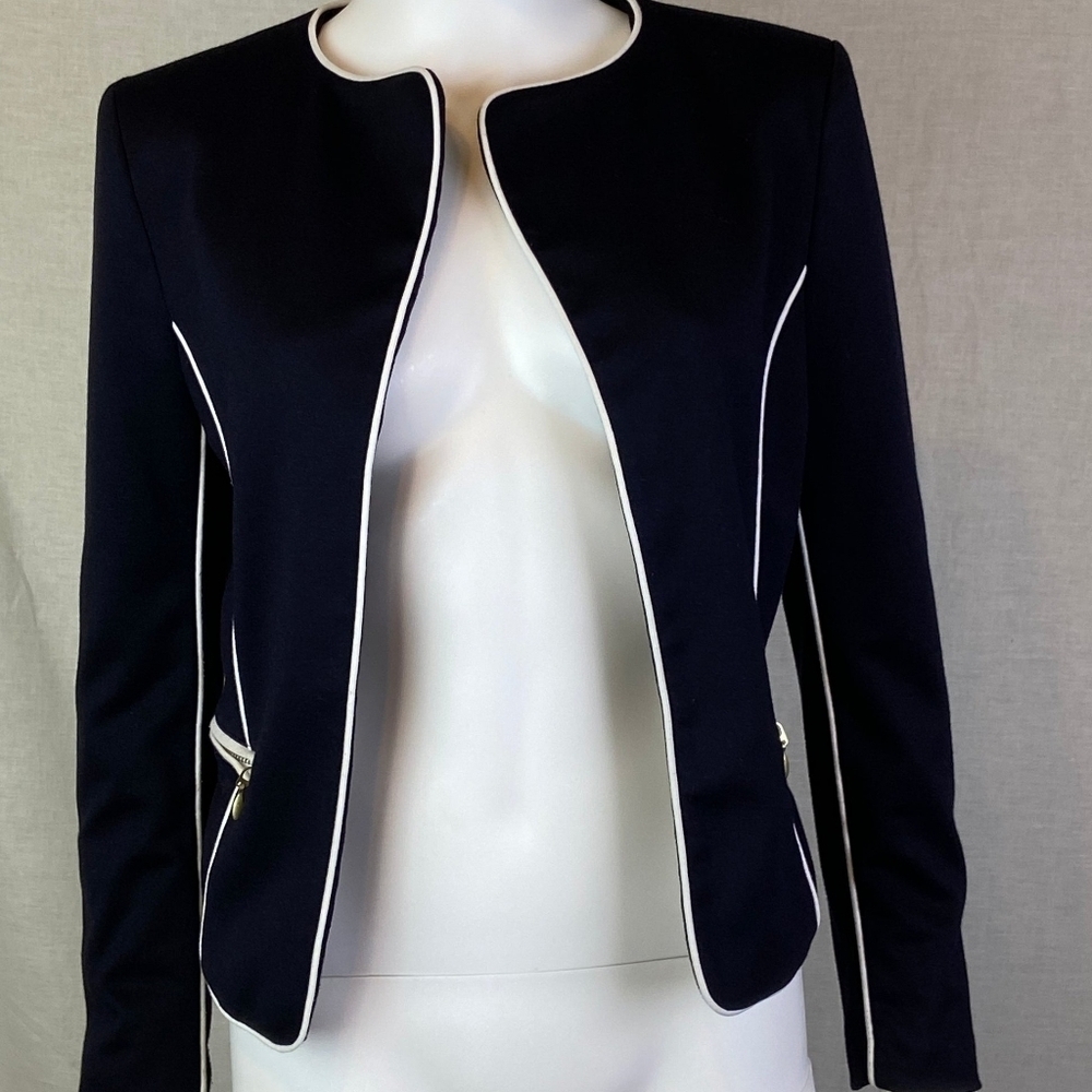 NWT H&M CONTRAST STITCH BLAZER JACKET